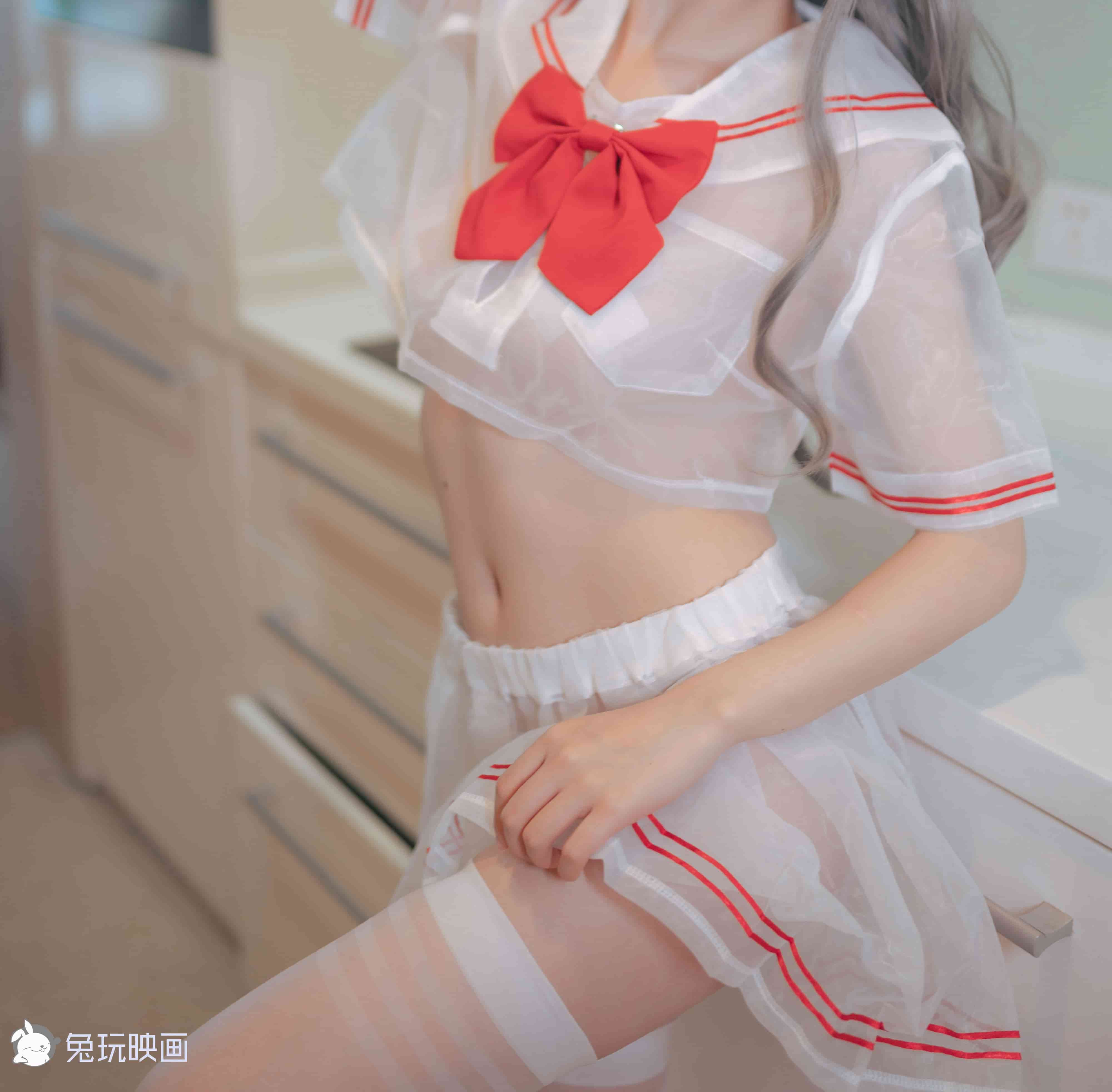 抖娘-利世穿制服的小姐姐 - 兔玩映画[42P]