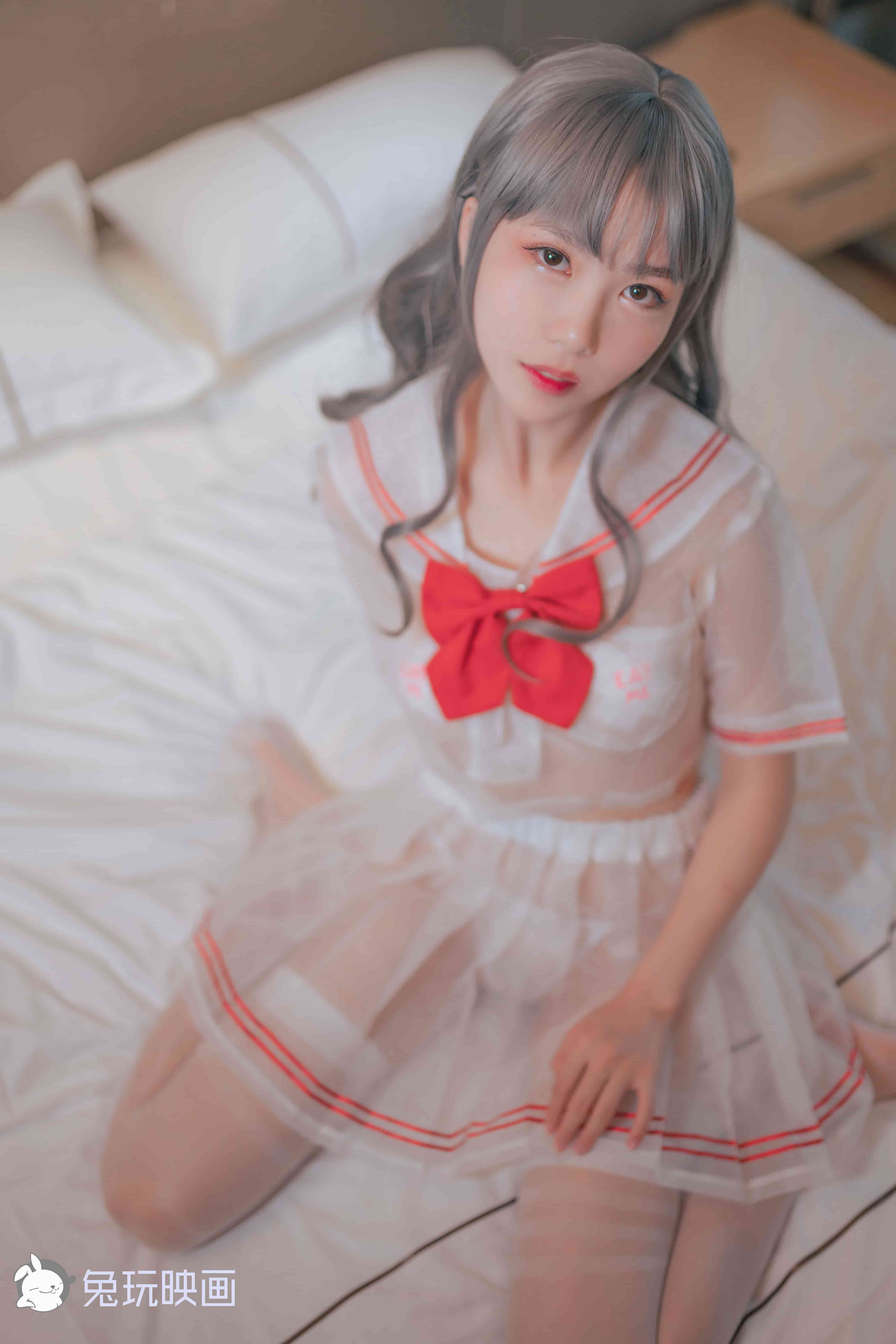 抖娘-利世穿制服的小姐姐 - 兔玩映画[42P]