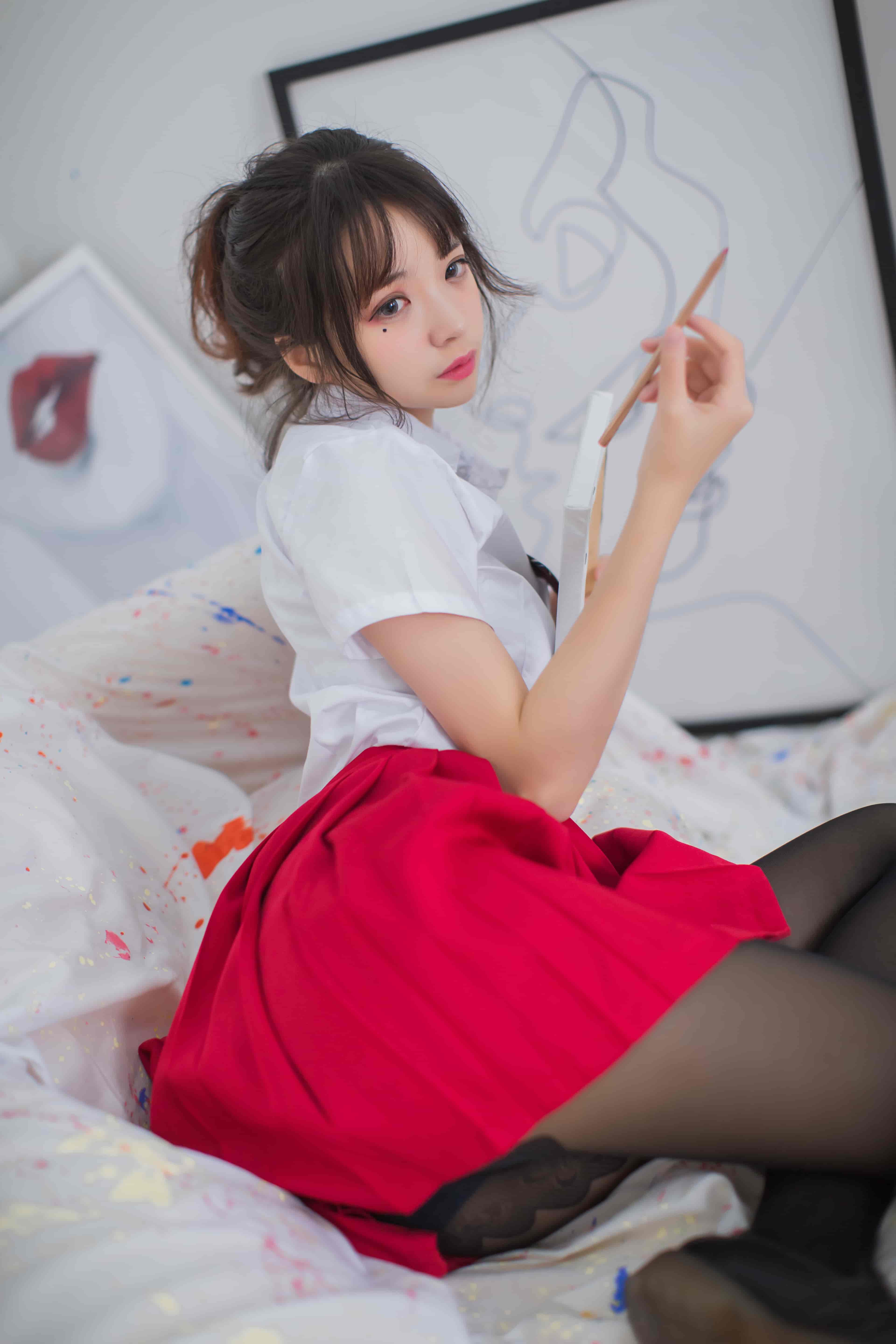 疯猫ss-画室jk[23P-172M]