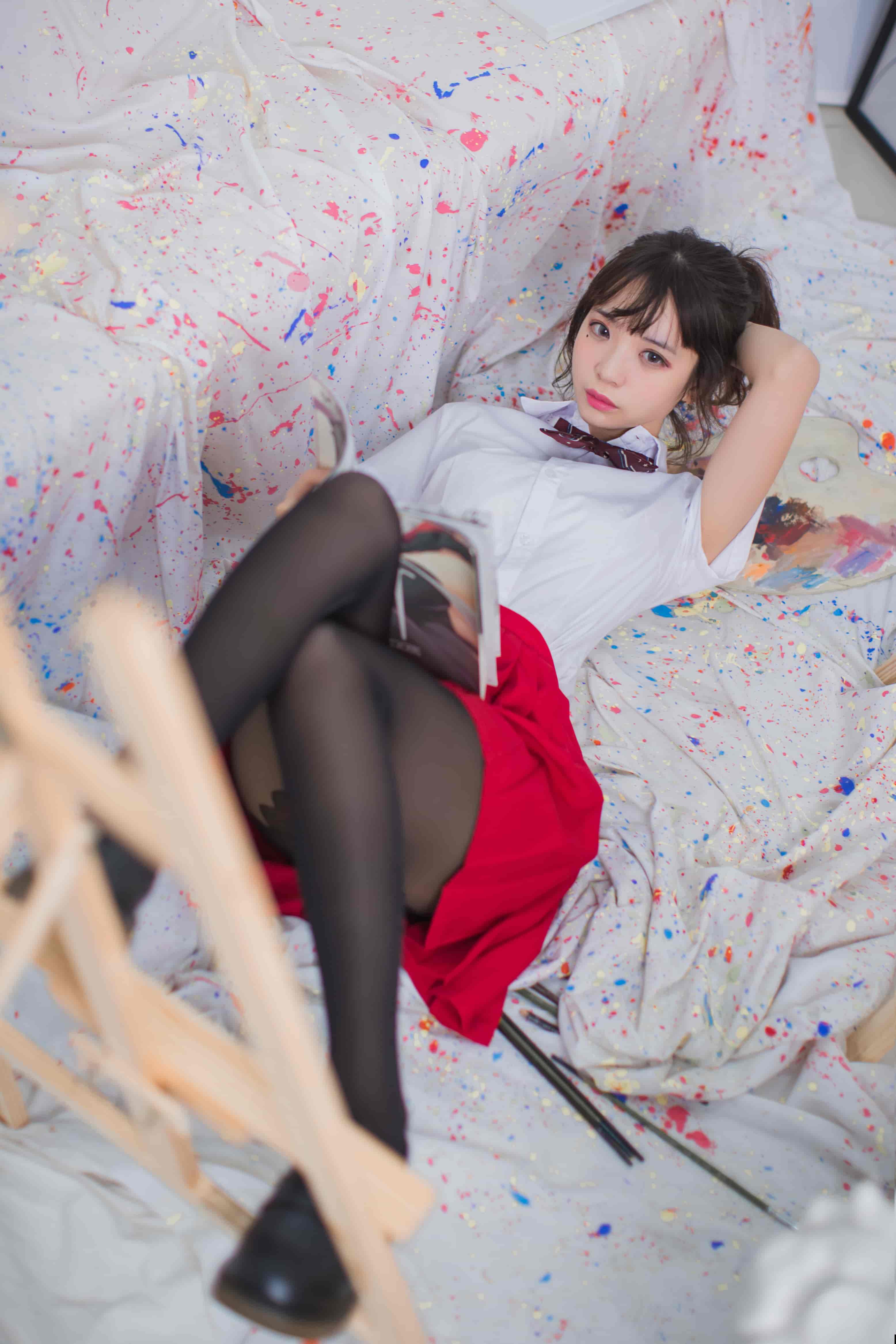 疯猫ss-画室jk[23P-172M]