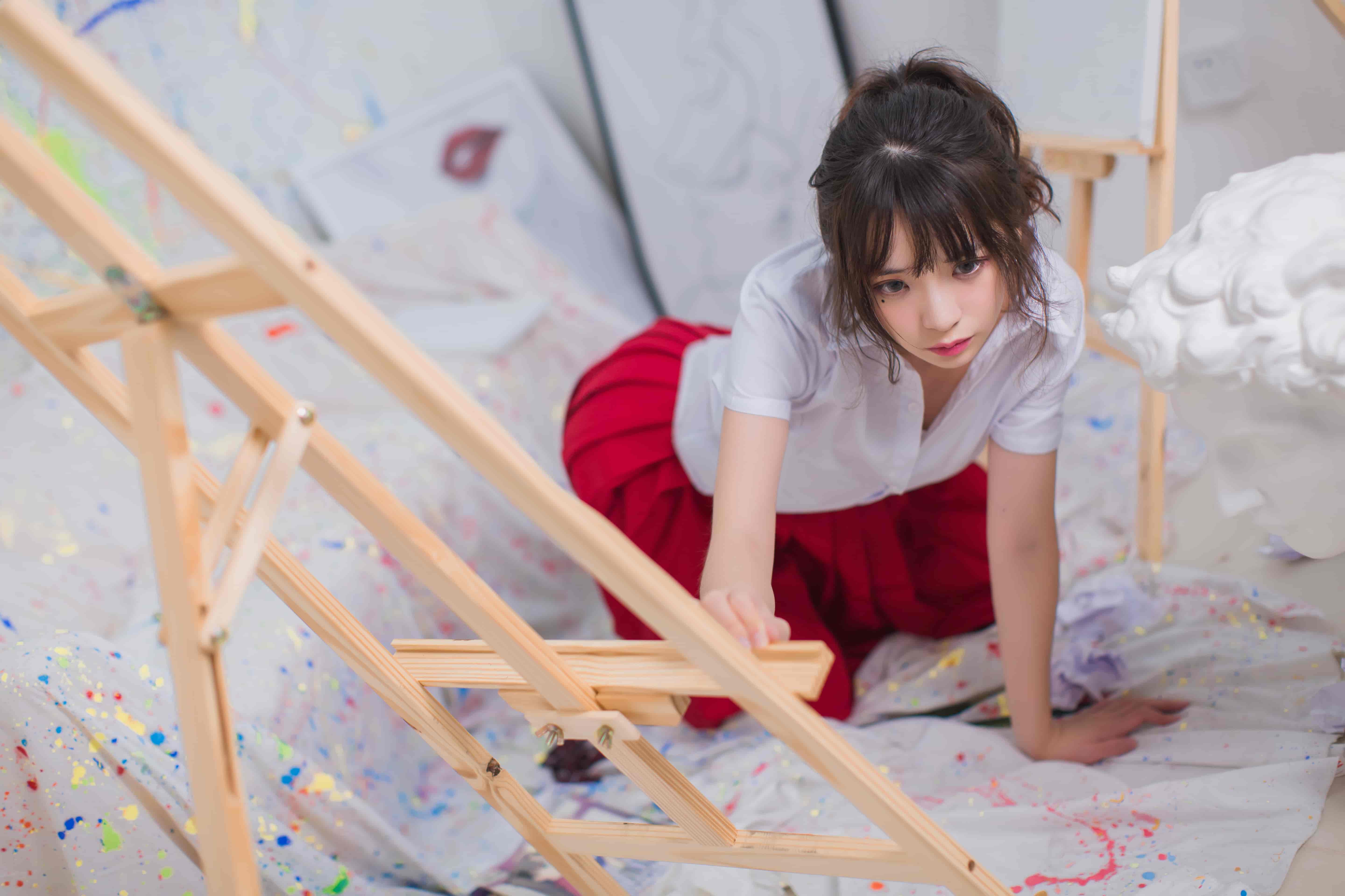 疯猫ss-画室jk[23P-172M]
