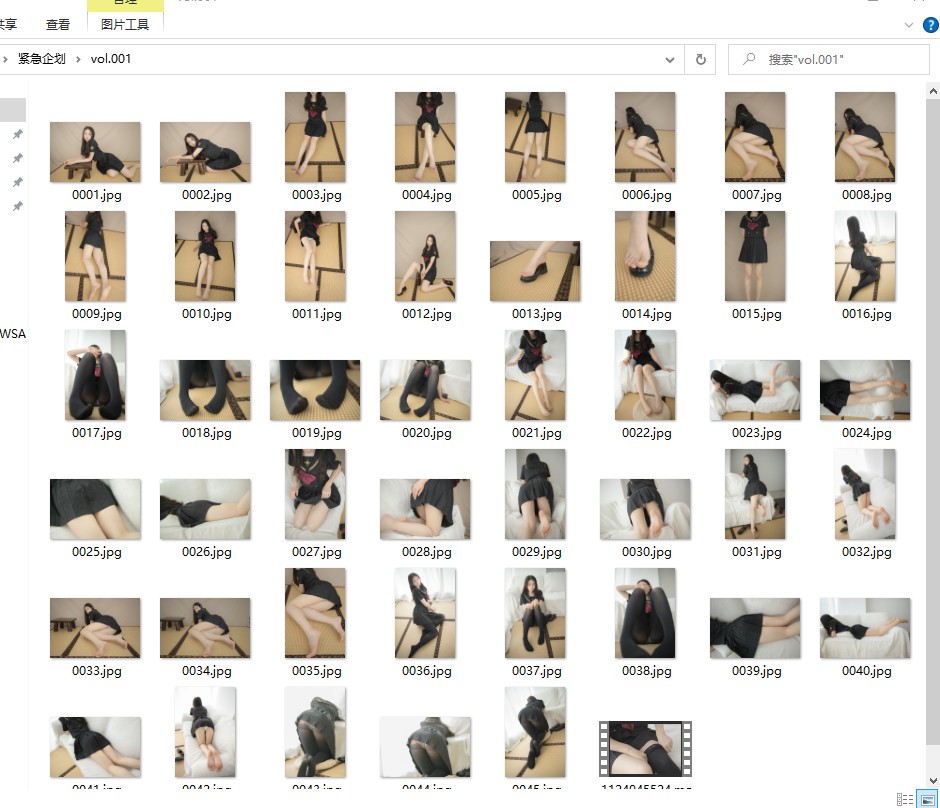 紧急企划vol.001樱樱樱可 ​​​​[45P1V-858MB]